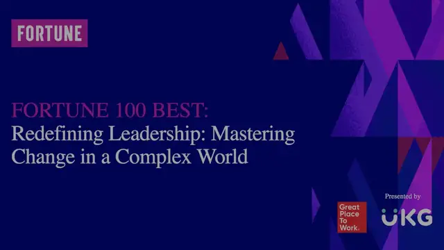 'Video thumbnail for Redefining Leadership: Mastering Change in a Complex World'