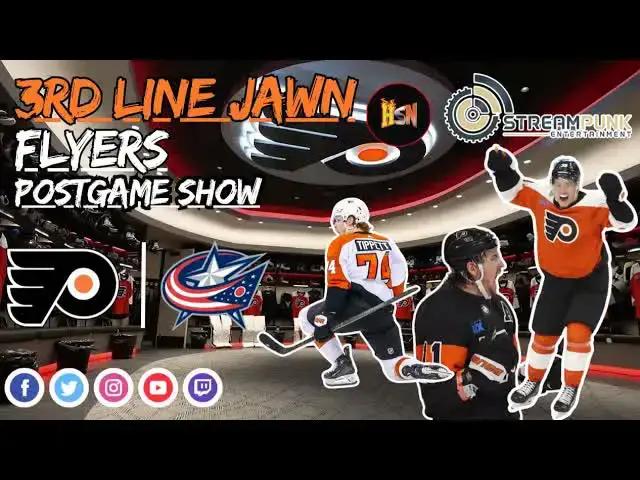 'Video thumbnail for stream punk sports: flyers postgame show: philadelphia vs columbus, game recap & analysis'