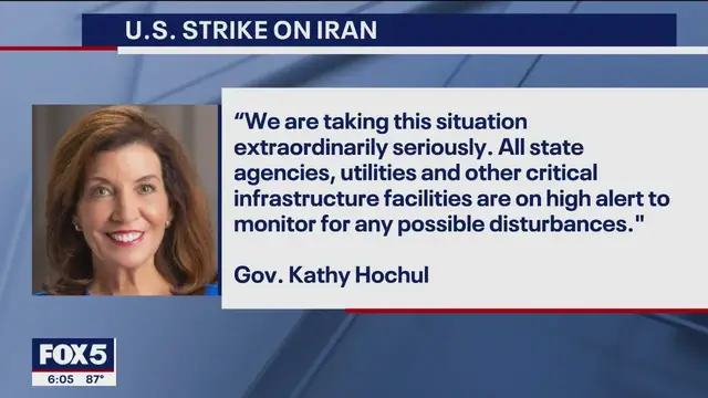 'Video thumbnail for Democrats and Republicans' response to U.S. strikes on Iran'