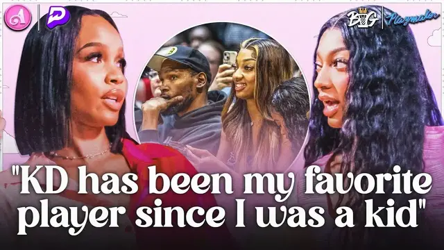 'Video thumbnail for Angel Reese Kept It Real About The KD Dating Rumors'