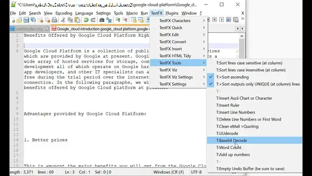'Video thumbnail for How to count words in a text using Notepad++ word count tool'