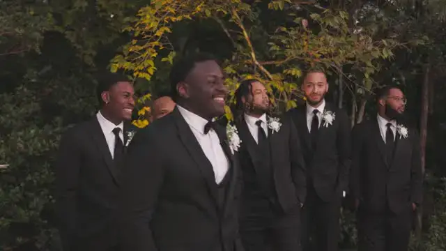 'Video thumbnail for Groom Stops To Walk Bride Who Had No-One By Her Side Down Aisle'
