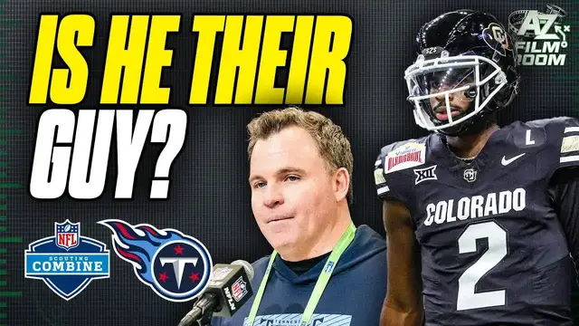 'Video thumbnail for a to z sports film room: titans drafting shedeur sanders? combine quote breakdown'