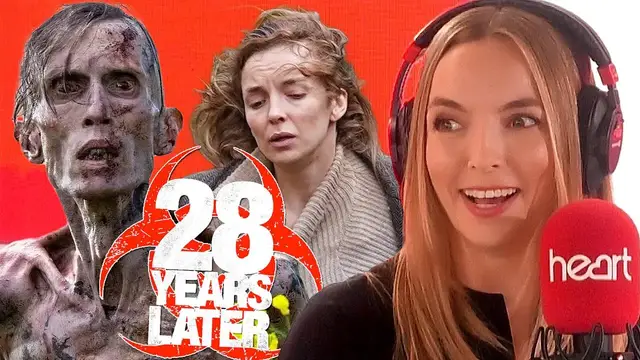 'Video thumbnail for Jodie Comer's reaction to naked zombies on the set of '28 Years Later''