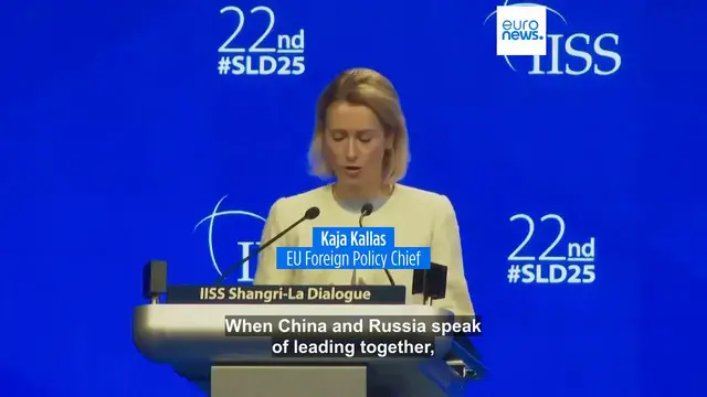 'Video thumbnail for World should be 'extremely worried' about Russia-China relationship, EU foreign policy chief warns'