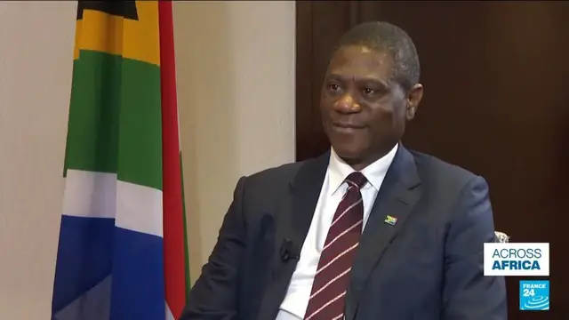 'Video thumbnail for ACROSS AFRICA | Georja Calvin Smith sits down with South Africa's VP in Paris'