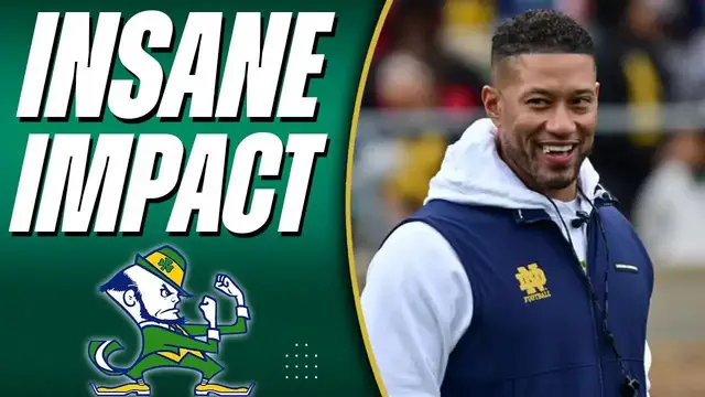 'Video thumbnail for notre dame fighting irish - a to z sports: 2023 notre dame football recruiting class impact'