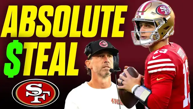'Video thumbnail for (251) brock purdy's surprising contract: key to 49ers super bowl rebuild?'