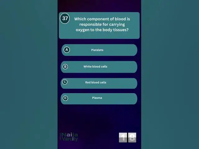 'Video thumbnail for Biology 2023 Past Question JAMB (QUIZ) #jambpastquestions'
