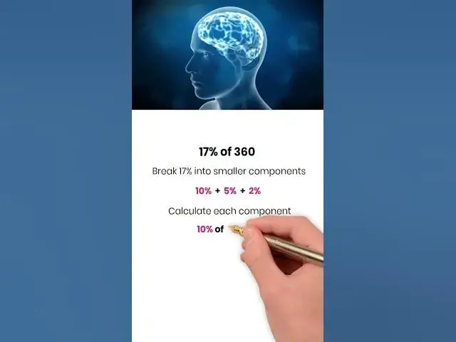 'Video thumbnail for 💡 Master Percentage Increases in Seconds with THIS Mental Math Hack! 🔢📈 #percentagehack'