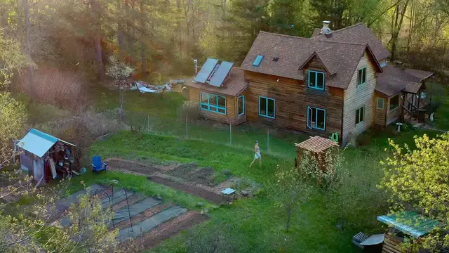 'Video thumbnail for (500) 15 acre homestead tour: exploring gardens, creek, and woodland property'