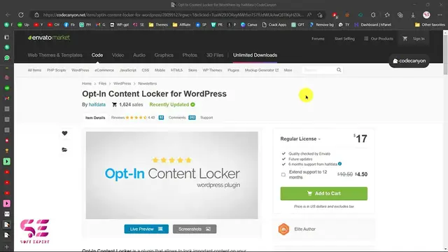 'Video thumbnail for Opt-In Content Locker for WordPress - Install & Setup'