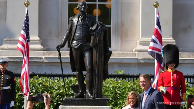 'Video thumbnail for Why are the Brits installing a statue of George Washington?'