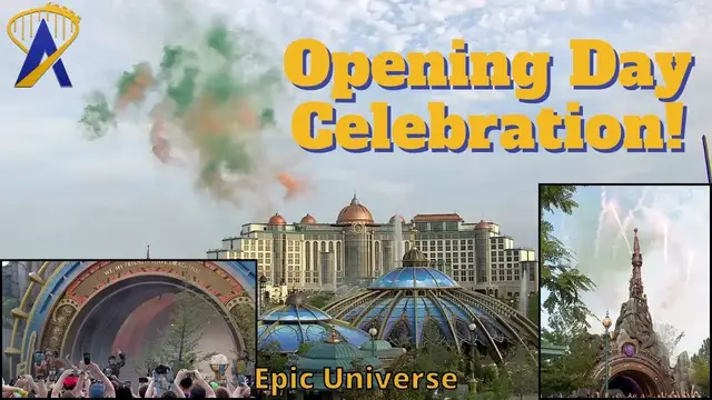 'Video thumbnail for Epic Universe Opening Day Morning Celebration'