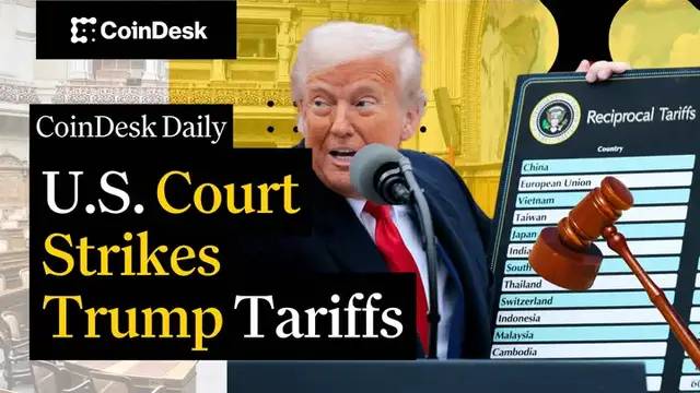 'Video thumbnail for U.S. Court Strikes Trump’s Tariffs, Pakistan Announces Bitcoin Reserve'