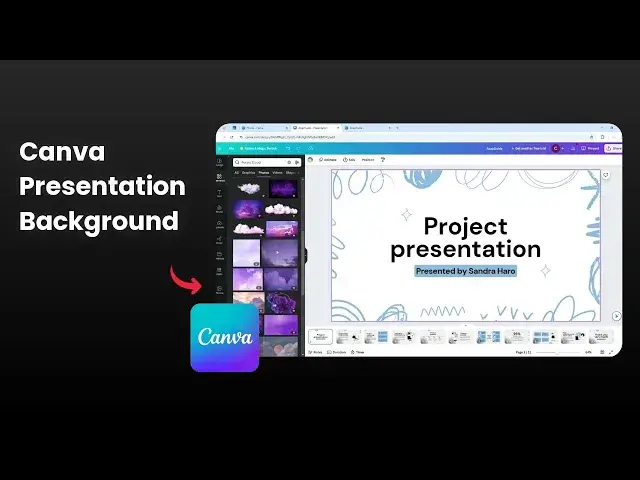 'Video thumbnail for How to Add Background to Canva Presentation'