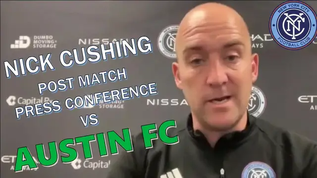 'Video thumbnail for Stream Punk Soccer: nycfc coach nick cushing on austin fc loss, injuries, and key players'