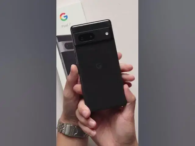 'Video thumbnail for Here's the Google Pixel 7! #shorts'