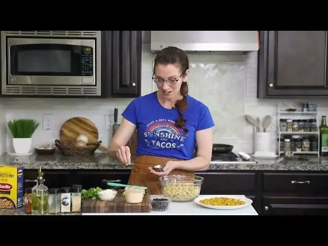 'Video thumbnail for Mexican Street Corn Pasta Salad with Greek Yogurt Lime Crema720P HD'