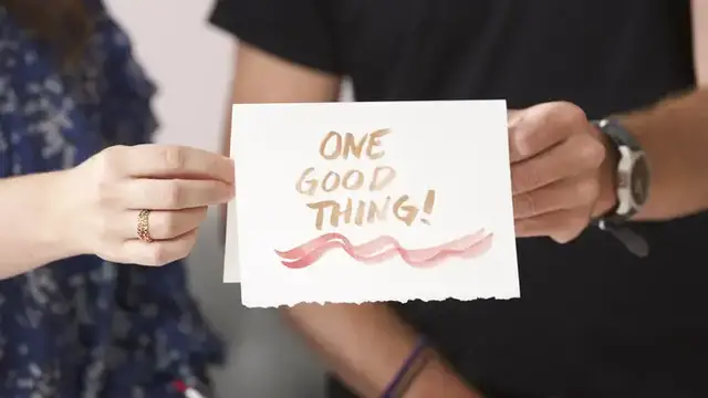 'Video thumbnail for One Good Thing | Rebecca Atwood's DIY Greeting Cards'