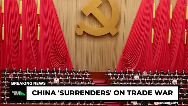'Video thumbnail for Business Basics: china's economic surrender? trump's tariffs vs. ccp master plan, trade war analysis'