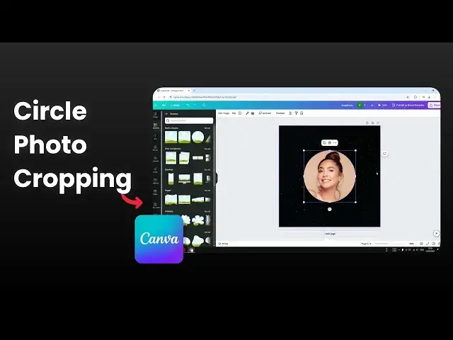 'Video thumbnail for How To Crop A Photo Into A CIRCLE In Canva'