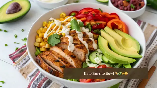 'Video thumbnail for Keto Burrito Bowl | Low-Carb Mexican Meal Prep!'