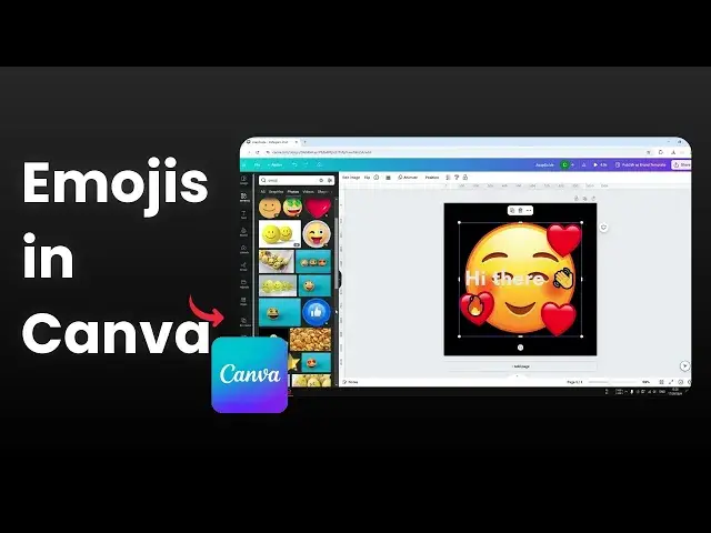 'Video thumbnail for How to Insert Emojis in Canva'