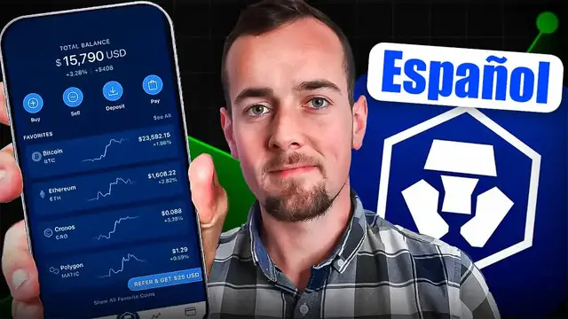 'Video thumbnail for (499) crypto.com tutorial para principiantes: compra, vende e invierte criptomonedas'