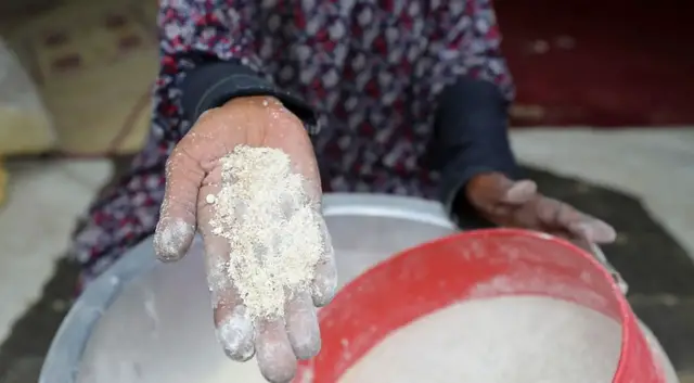 'Video thumbnail for Gaza hunger crisis: Flour prices hit $20 per kilo as Israeli blockade leaves families scavenging'