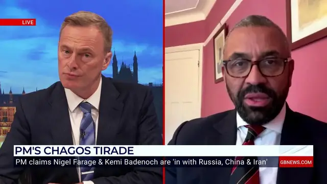 'Video thumbnail for Keir Starmer's remarks on Kemi Badenoch and Nigel Farage are 'deeply inappropriate', Cleverly claims'