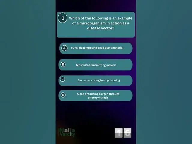 'Video thumbnail for Biology 2023 Past Question JAMB (QUIZ)'