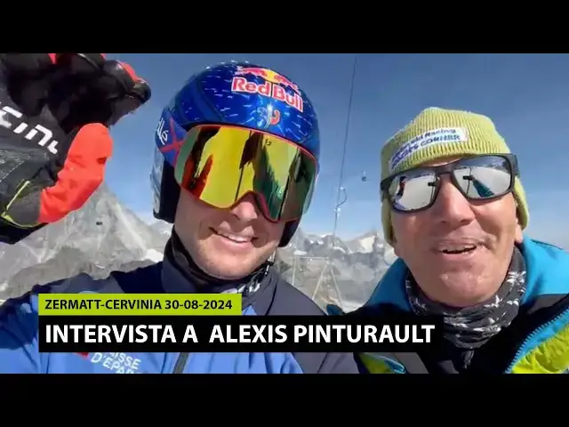 'Video thumbnail for Alexis Pinturault, intervista sulle ancore del Plateau Rosà'
