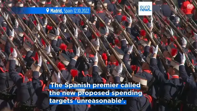 'Video thumbnail for Spain’s PM Pedro Sánchez rejects NATO's 5% of GDP spending plan as 'unreasonable''