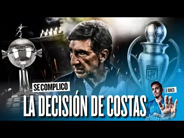 'Video thumbnail for NOTICIA inesperada en RACING que complica a COSTAS'