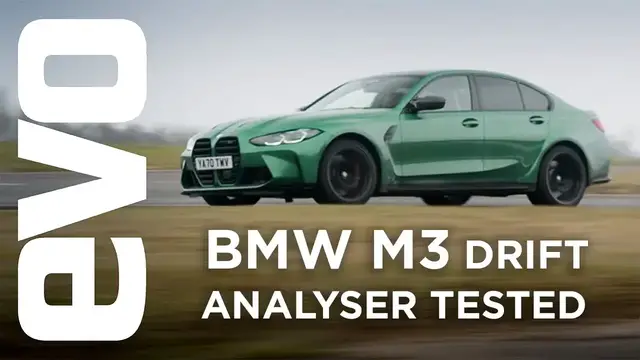 'Video thumbnail for New BMW M3 – Drift Analyser tested | evo magazine'