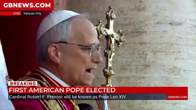 'Video thumbnail for WATCH: Pope Leo elected as new pontiff following Pope Francis death'