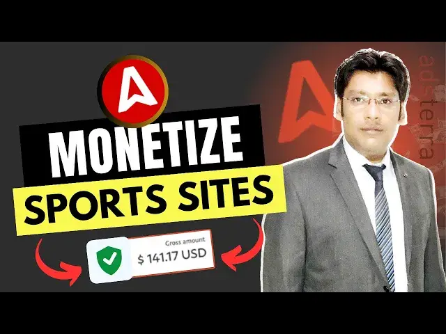 'Video thumbnail for How to Monetize Sports Website with Adsterra? Make Money Blogging Hindi 2024 Adsterra Payment Proof'