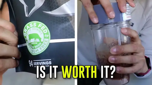 'Video thumbnail for What To Expect With The Muscle Feast Grass-Fed Whey Protein Isolate'