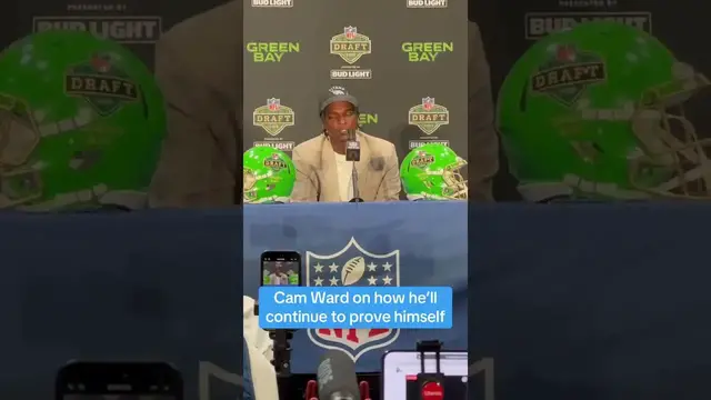 'Video thumbnail for (182) tennessee titans' cam ward talks about proving himself'