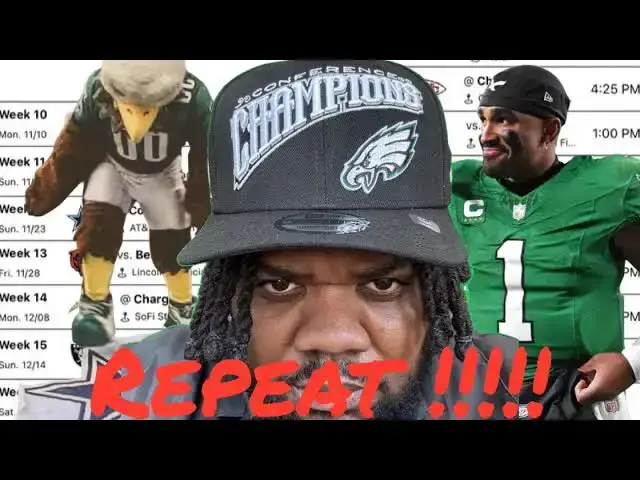 'Video thumbnail for lord brunson: eagles focus for repeat, ceedee lamb talks, and commanders fanbase reactions'