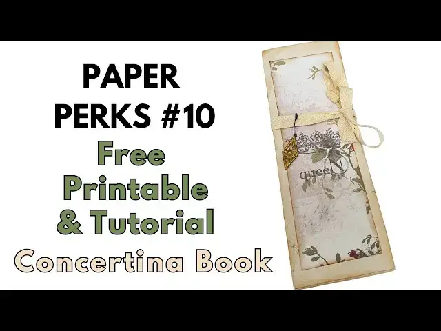 'Video thumbnail for Paper Perks #10 - Concertina Book'