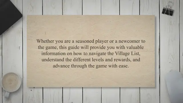 'Video thumbnail for The Ultimate Guide to Coin Master Village List: Understanding Levels, Rewards, and Tips for Advancement'