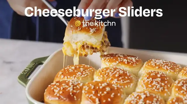 'Video thumbnail for Cheeseburger Sliders'
