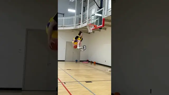'Video thumbnail for (358) dunk contest: epic basketball dunk challenge'