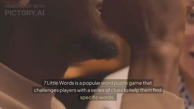 'Video thumbnail for 7 Little Word Answer'
