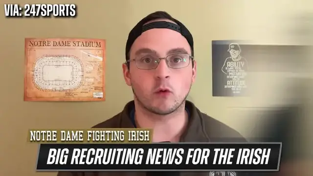 'Video thumbnail for Recruiting NEVER SLEEPS for the Fighting Irish'