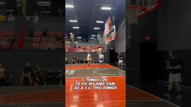 'Video thumbnail for (355) knee pain solutions: 5 pro dunker exercises'