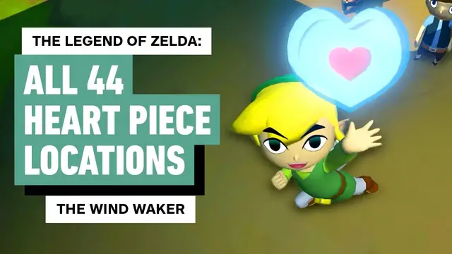 'Video thumbnail for Zelda: The Wind Waker - All 44 Pieces of Heart Locations'