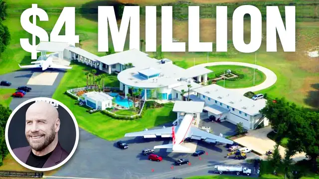 'Video thumbnail for A Look Inside John Travolta's Airport Mansion'